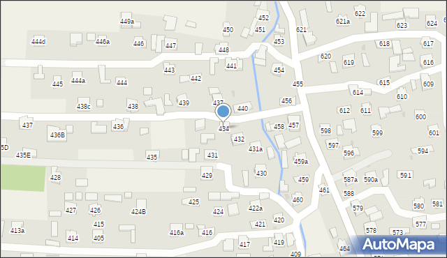 Świlcza, Świlcza, 434, mapa Świlcza