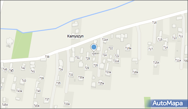 Świlcza, Świlcza, 727, mapa Świlcza