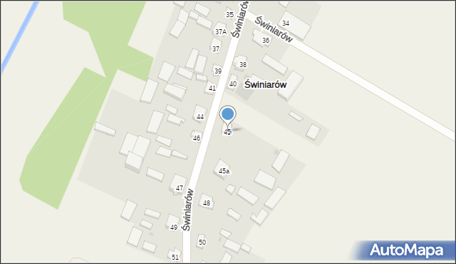 Świniarów, Świniarów, 45, mapa Świniarów