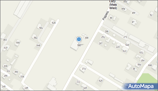 Świniarsko, Świniarsko, 580, mapa Świniarsko