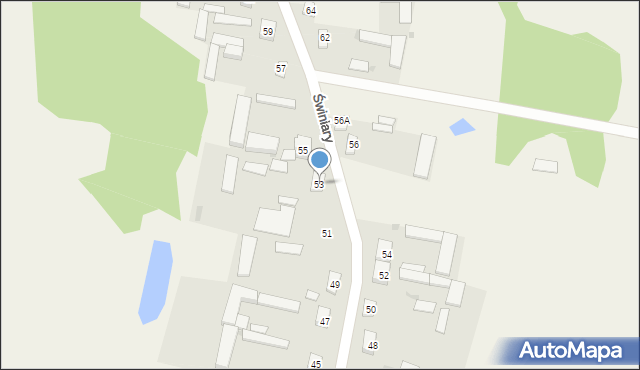 Świniary, Świniary, 53, mapa Świniary