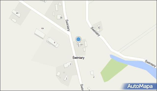 Świniary, Świniary, 1, mapa Świniary