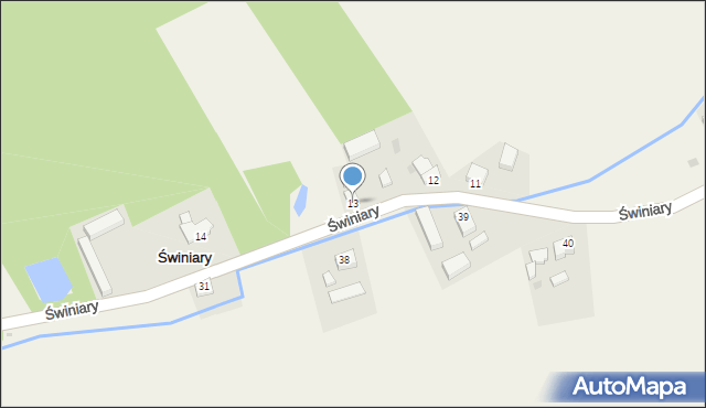 Świniary, Świniary, 13, mapa Świniary