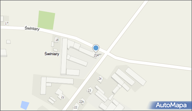 Świniary, Świniary, 21A, mapa Świniary