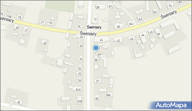 Świniary, Świniary, 39, mapa Świniary