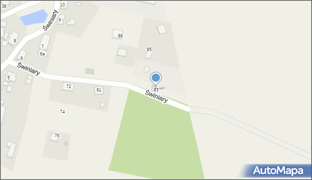 Świniary, Świniary, 83, mapa Świniary