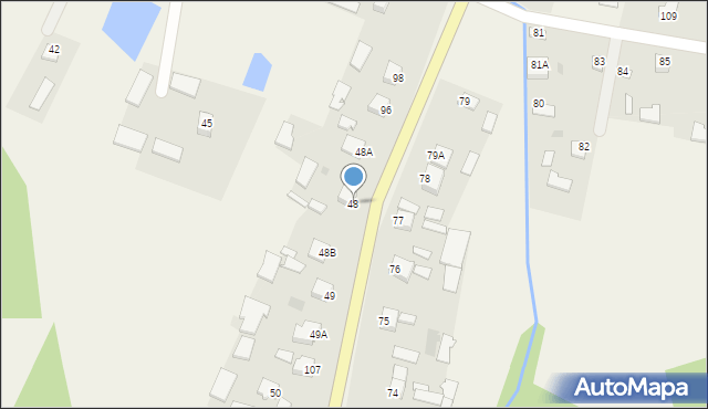 Świniary Nowe, Świniary Nowe, 48, mapa Świniary Nowe