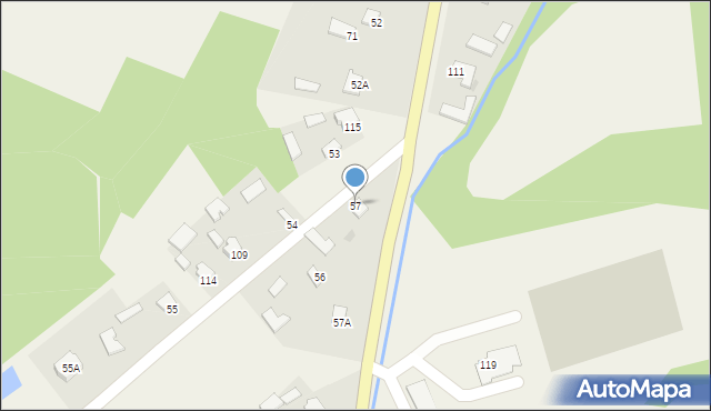 Świniary Nowe, Świniary Nowe, 57, mapa Świniary Nowe