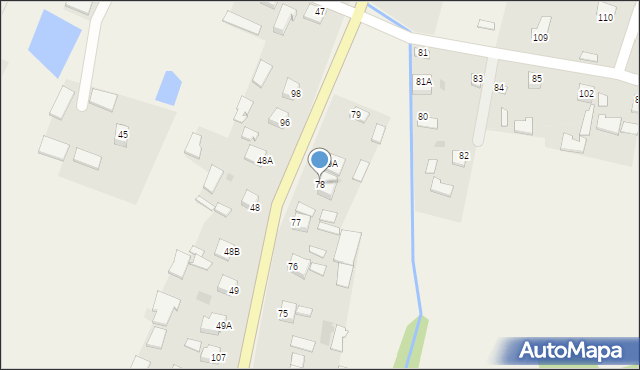 Świniary Nowe, Świniary Nowe, 78, mapa Świniary Nowe