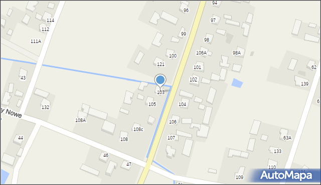 Świniary Stare, Świniary Stare, 103, mapa Świniary Stare