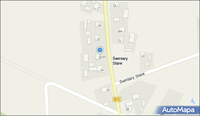 Świniary Stare, Świniary Stare, 23, mapa Świniary Stare