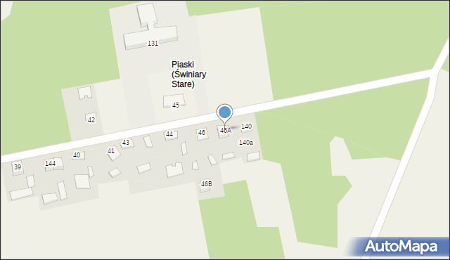 Świniary Stare, Świniary Stare, 46A, mapa Świniary Stare