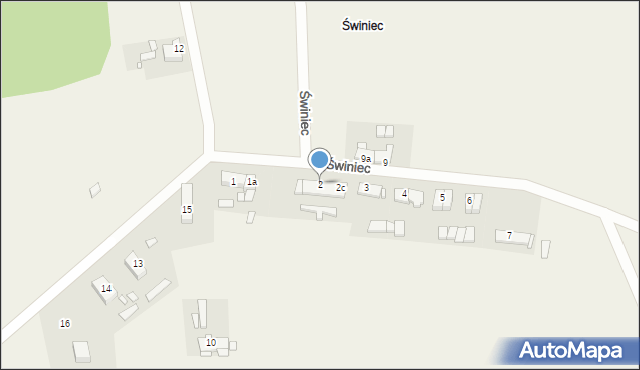 Świniec, Świniec, 2, mapa Świniec