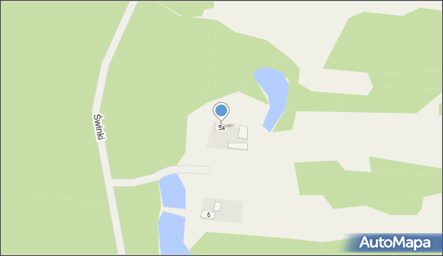 Świnki, Świnki, 5a, mapa Świnki