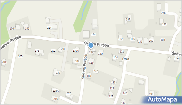 Świnna Poręba, Świnna Poręba, 139, mapa Świnna Poręba
