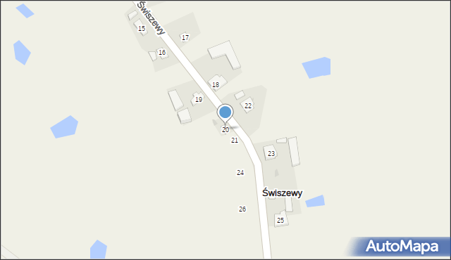 Świszewy, Świszewy, 20, mapa Świszewy