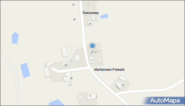 Świszewy, Świszewy, 27, mapa Świszewy