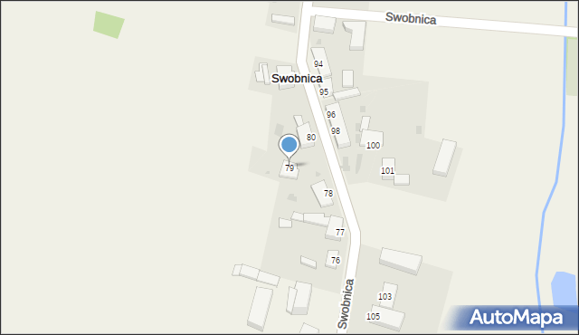 Swobnica, Swobnica, 79, mapa Swobnica