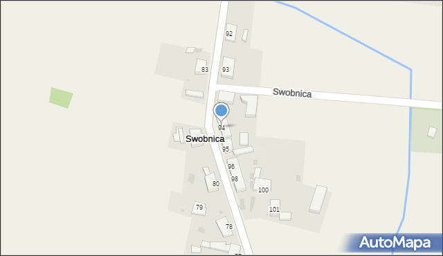 Swobnica, Swobnica, 94, mapa Swobnica