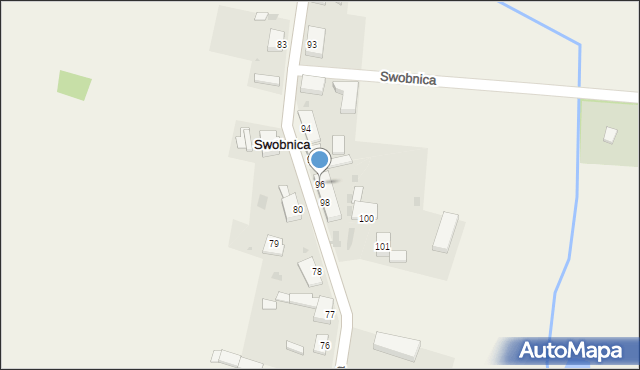 Swobnica, Swobnica, 96, mapa Swobnica