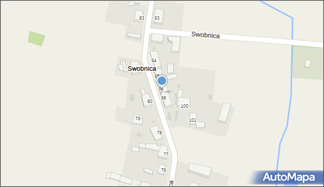 Swobnica, Swobnica, 97, mapa Swobnica