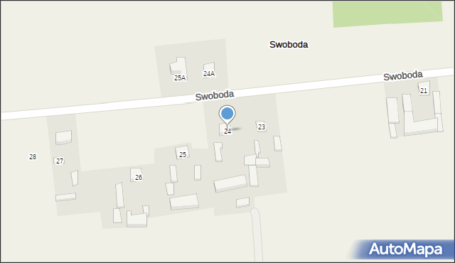 Swoboda, Swoboda, 24, mapa Swoboda
