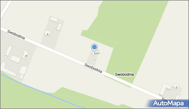 Swobodnia, Swobodnia, 7, mapa Swobodnia