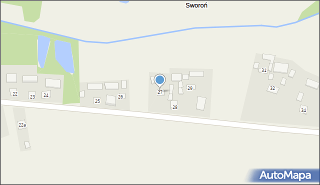 Sworoń, Sworoń, 27, mapa Sworoń