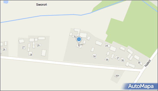 Sworoń, Sworoń, 32, mapa Sworoń