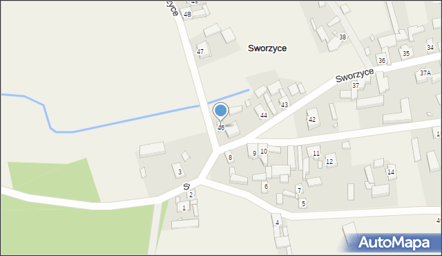 Sworzyce, Sworzyce, 46, mapa Sworzyce