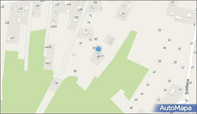 Szczepanów, św. Stanisława, 83, mapa Szczepanów