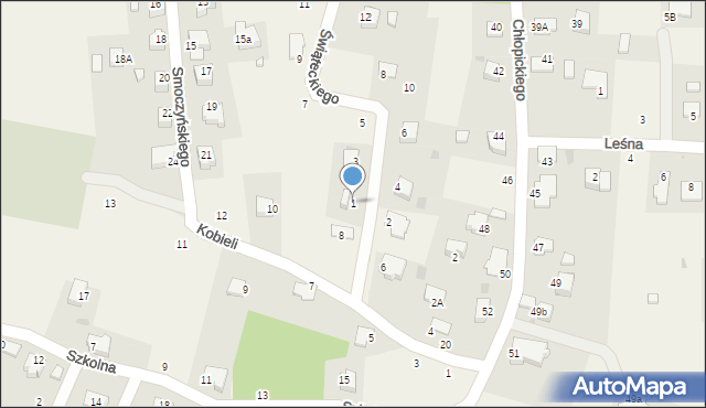 Tenczynek, Świąteckiego Krzysztofa, ks., 1, mapa Tenczynek