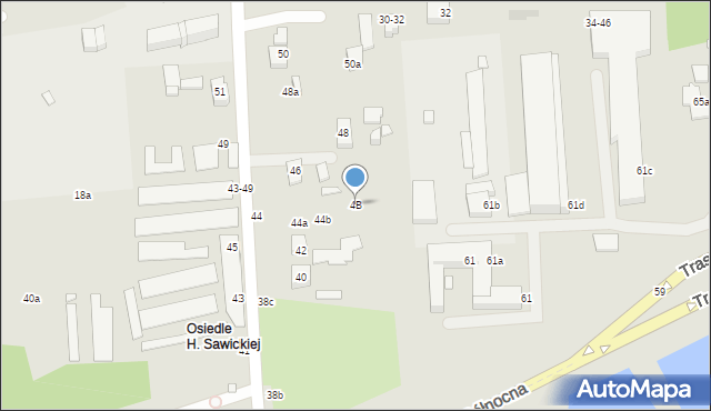 Toruń, Świętopełka, 4B, mapa Torunia