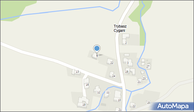 Trybsz, Świętej Trójcy, 6, mapa Trybsz