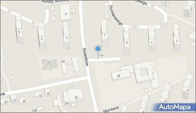 Warszawa, Świetlików, 2, mapa Warszawy