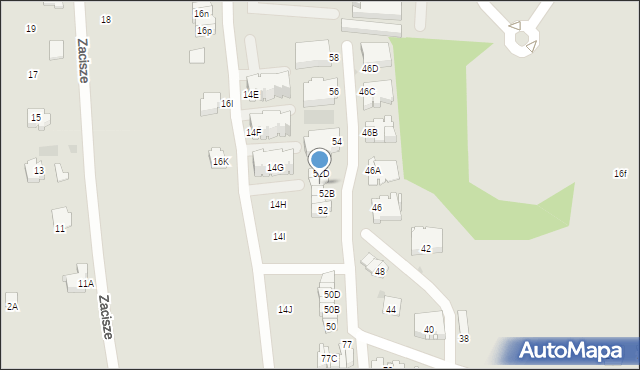 Wieliczka, św. Barbary, 52C, mapa Wieliczka