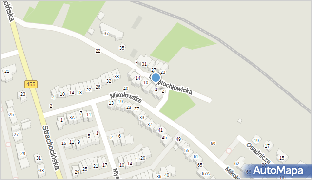 Wrocław, Świętochłowicka, 4, mapa Wrocławia