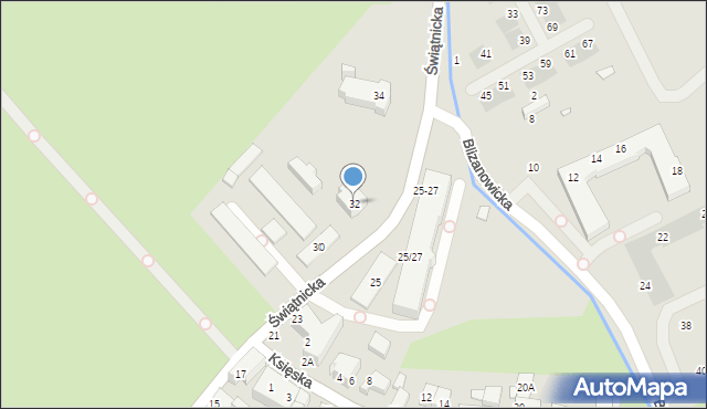 Wrocław, Świątnicka, 32, mapa Wrocławia