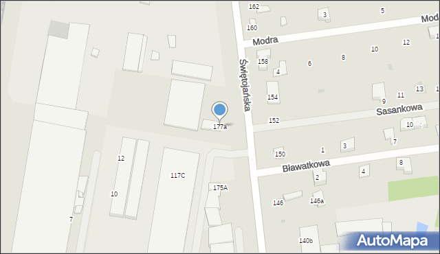 Wyszków, Świętojańska, 177a, mapa Wyszków