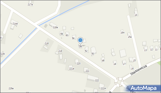 Zbludowice, Świętokrzyska, 54, mapa Zbludowice