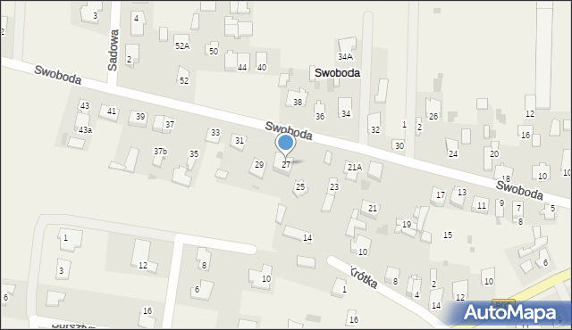 Żelków-Kolonia, Swoboda, 27, mapa Żelków-Kolonia