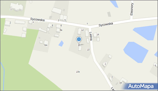 Goszcz, Sycowska, 10, mapa Goszcz