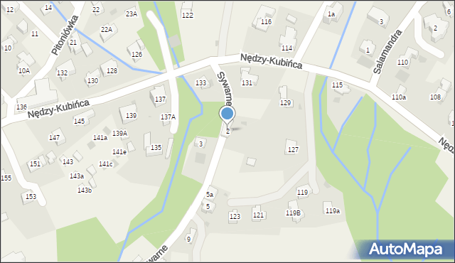 Kościelisko, Sywarne, 2, mapa Kościelisko