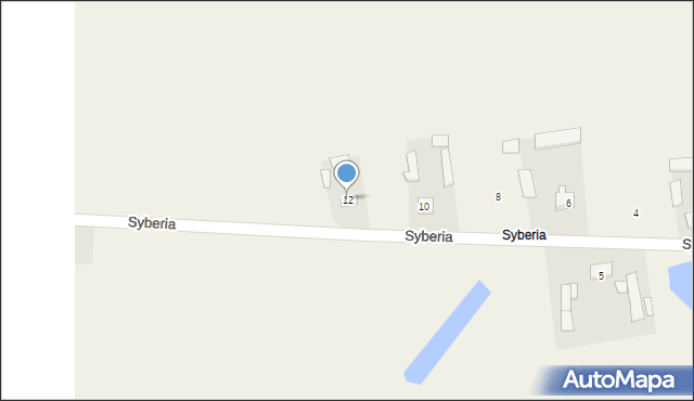 Mircze, Syberia, 12, mapa Mircze