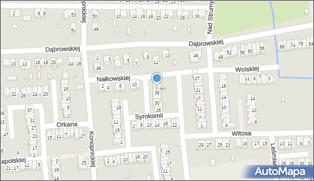 Ostrowiec Świętokrzyski, Syrokomli Władysława, 38, mapa Ostrowiec Świętokrzyski