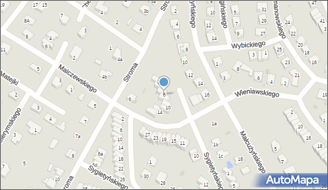 Świecie, Sygietyńskiego, 6, mapa Świecie