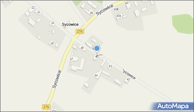 Sycowice, Sycowice, 45, mapa Sycowice