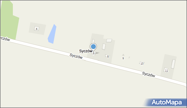 Syczów, Syczów, 7, mapa Syczów