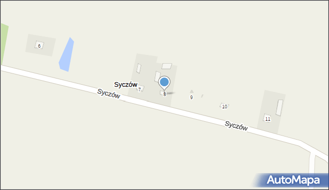 Syczów, Syczów, 8, mapa Syczów