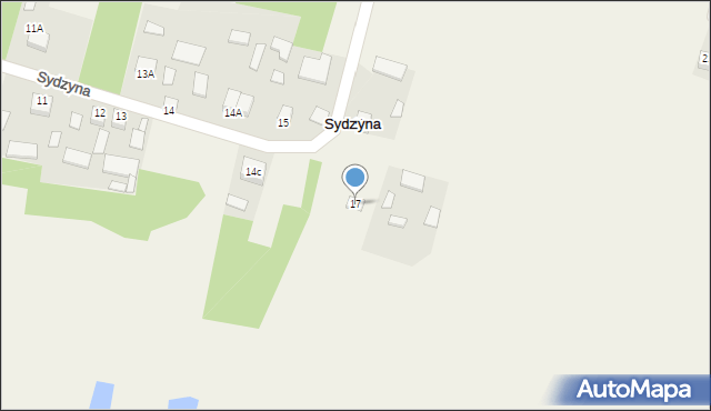 Sydzyna, Sydzyna, 17, mapa Sydzyna